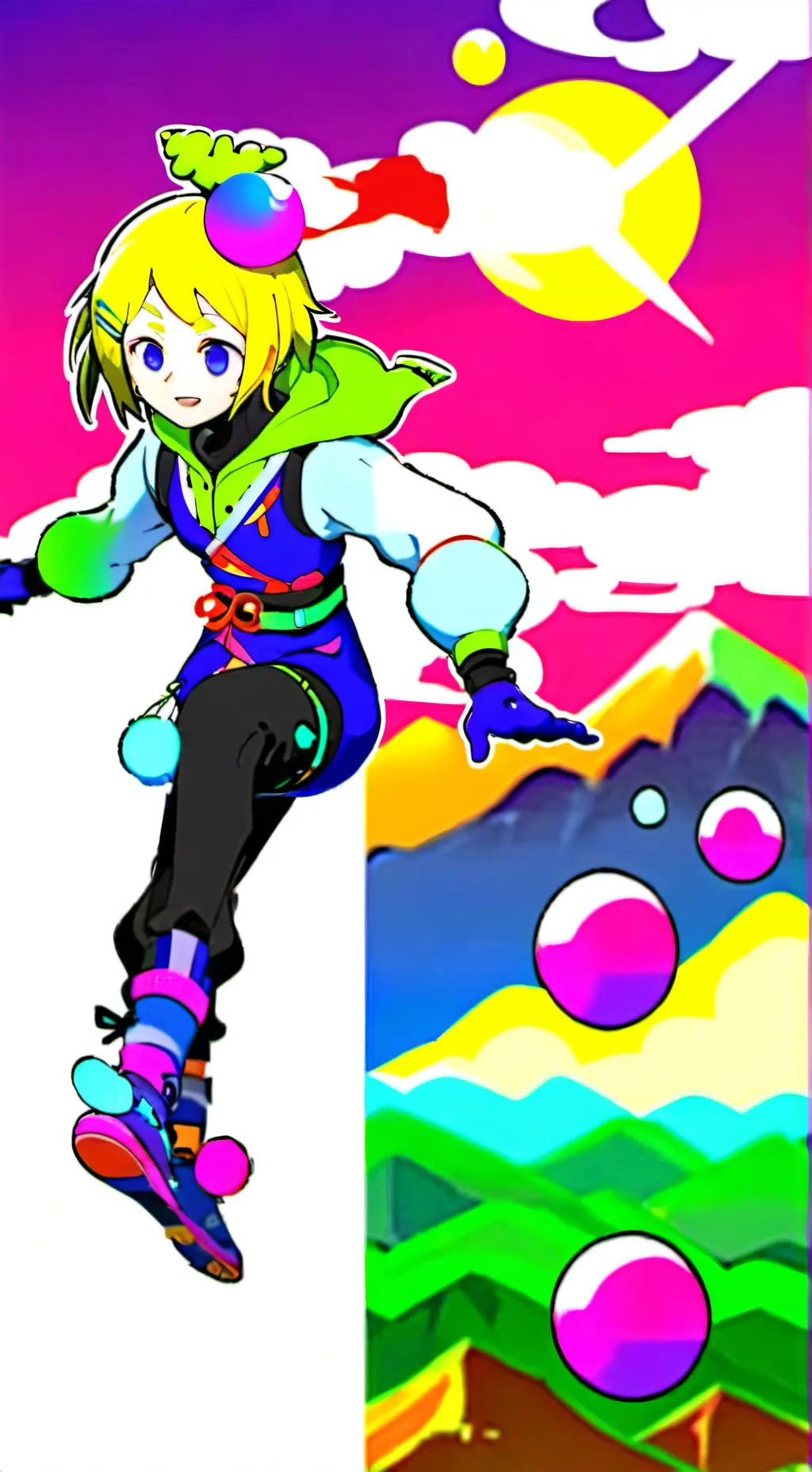 ai character: the new toon background