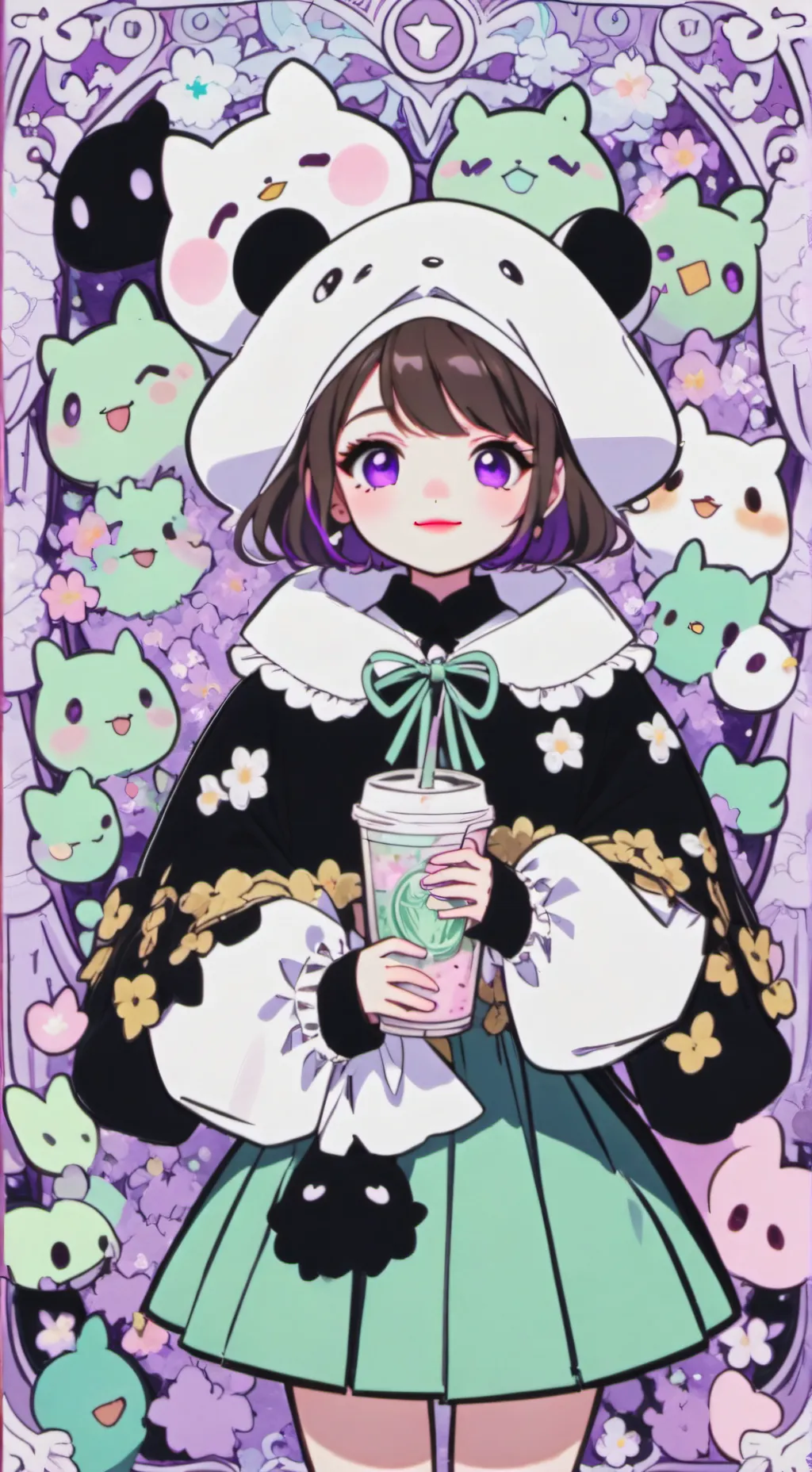 ai character: eva from timtin background