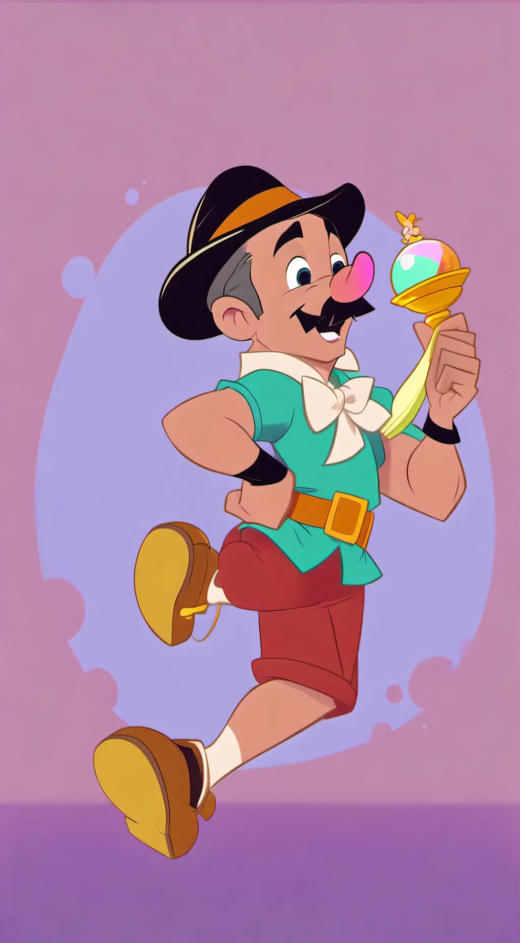 ai character: potion cow  background