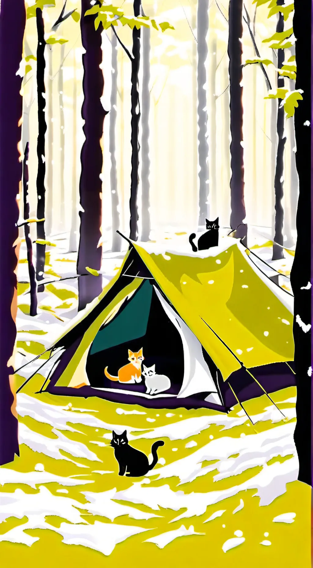 ai character: FrostClan₊‧⁺˖⋆ background