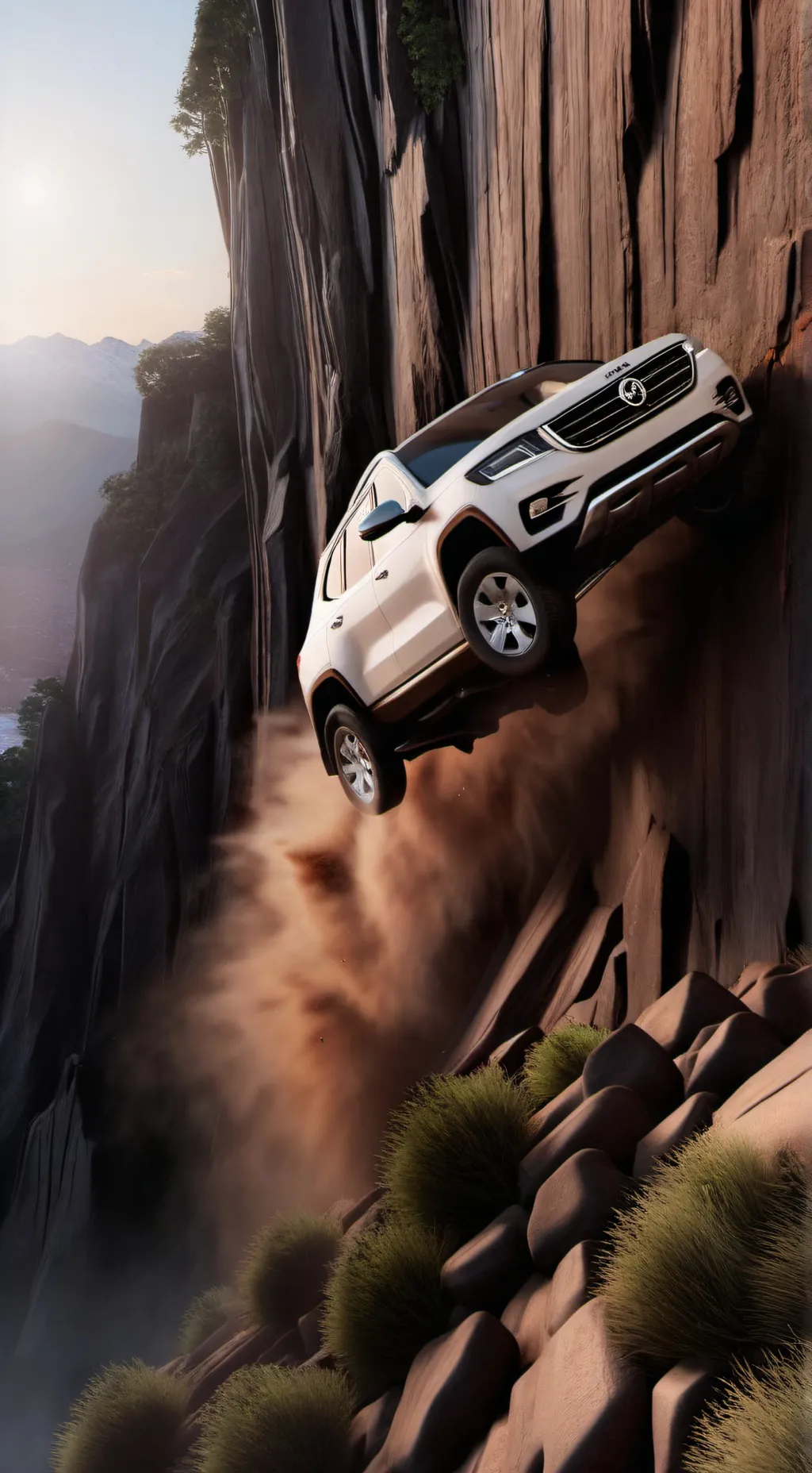 ai character: Trapped  background