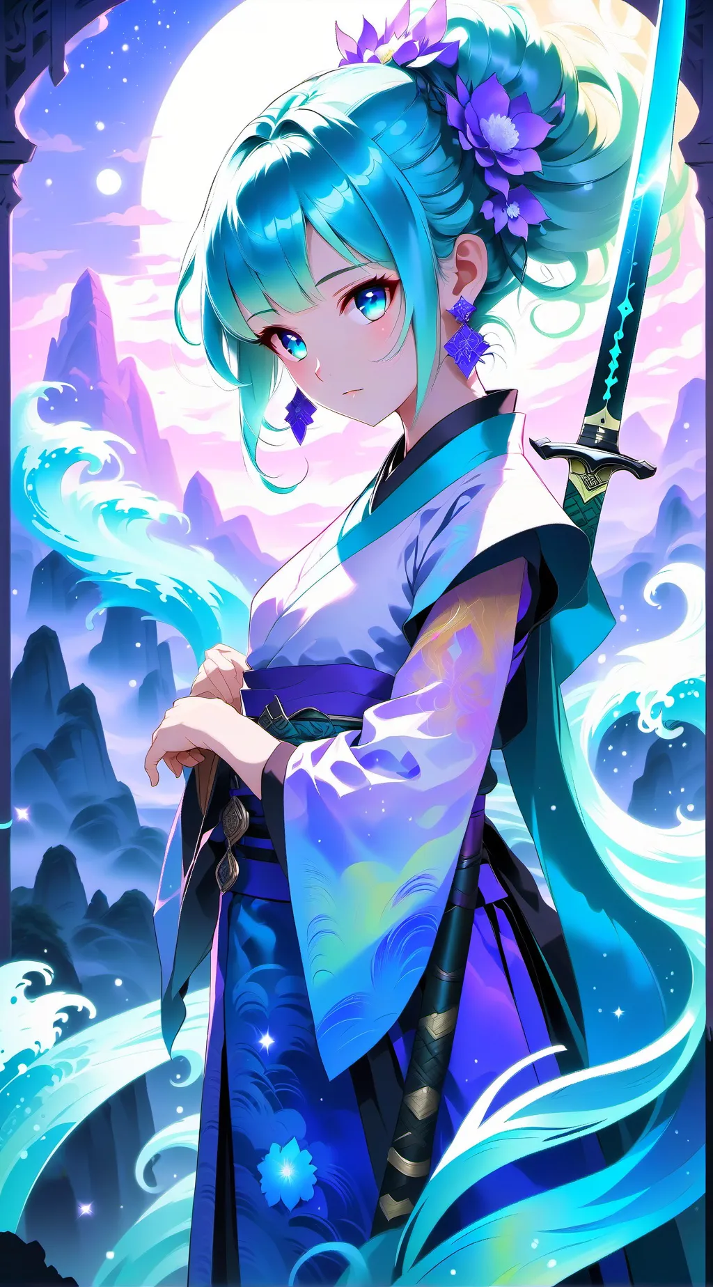 ai character: Синди background