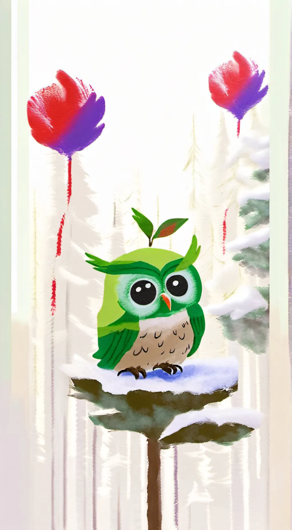 ai character: Duolingo  background