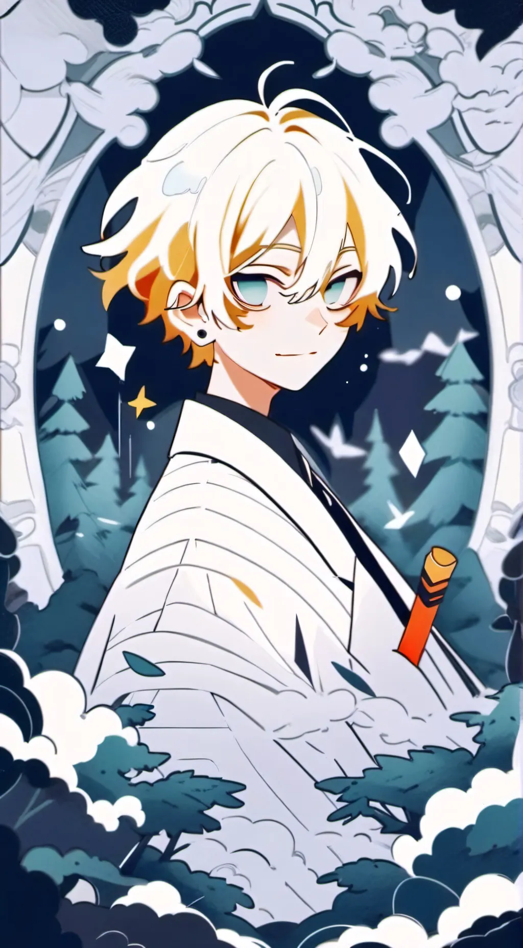 ai character: Radio Apple  background