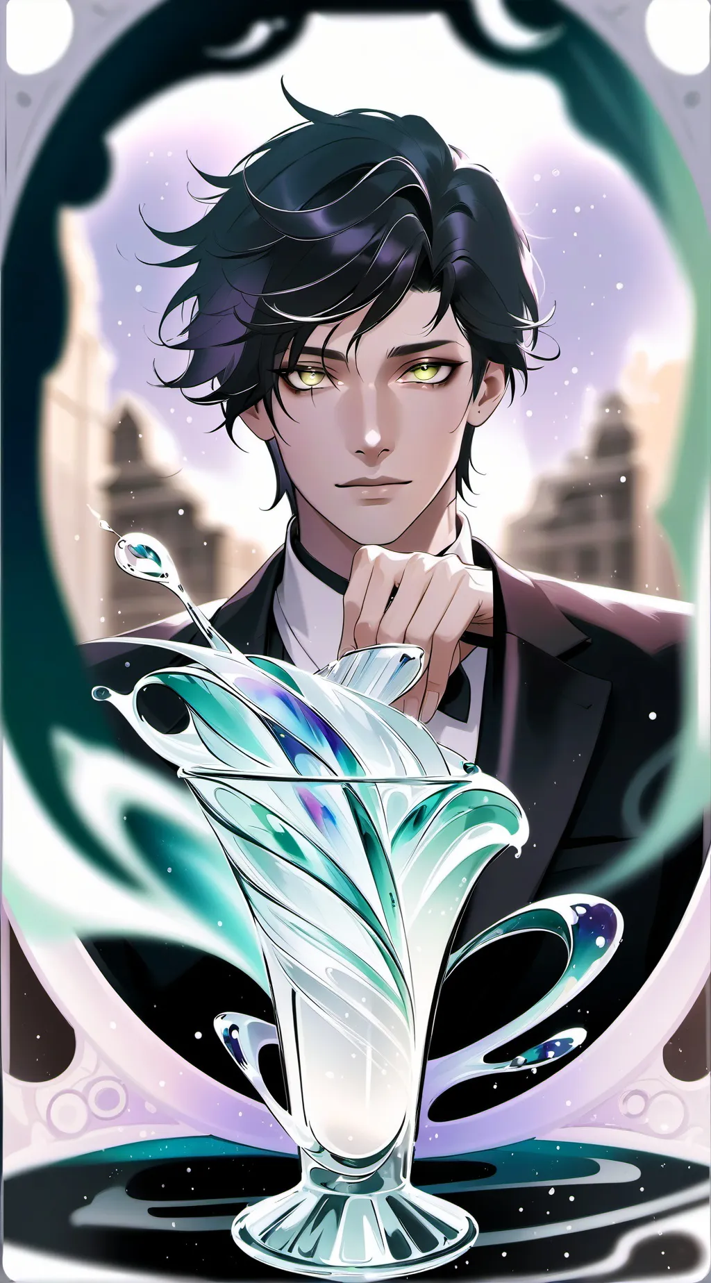 ai character: MARK background