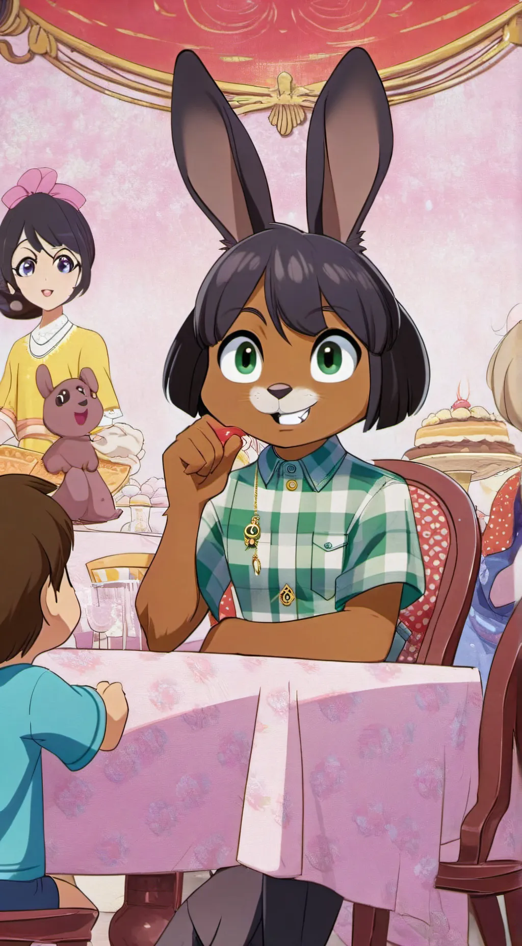 ai character: EWE KNOW background