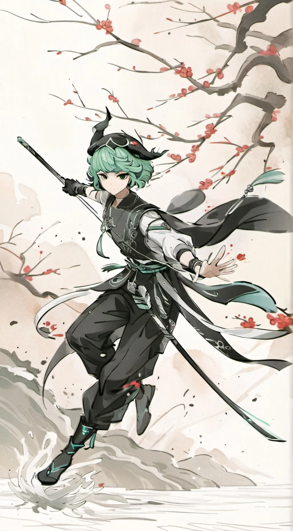ai character: tatsumaki  background