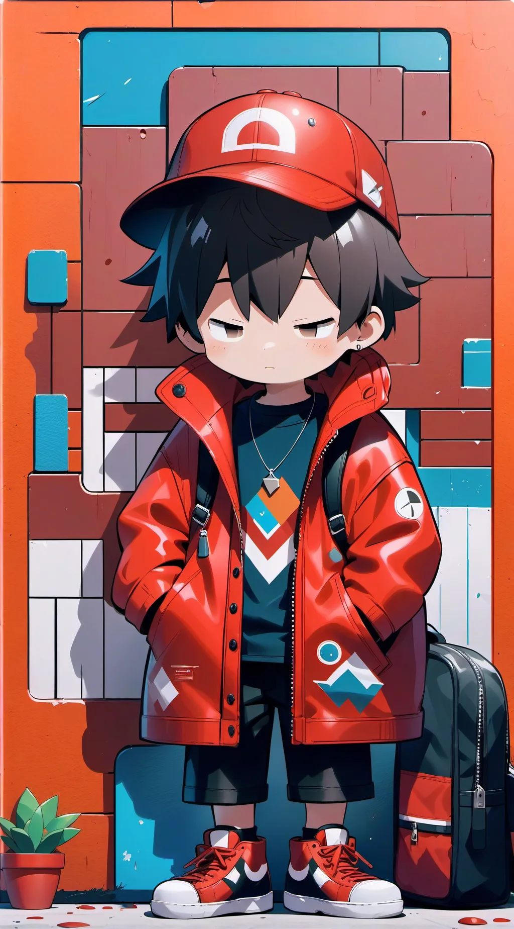 ai character: Леонид background