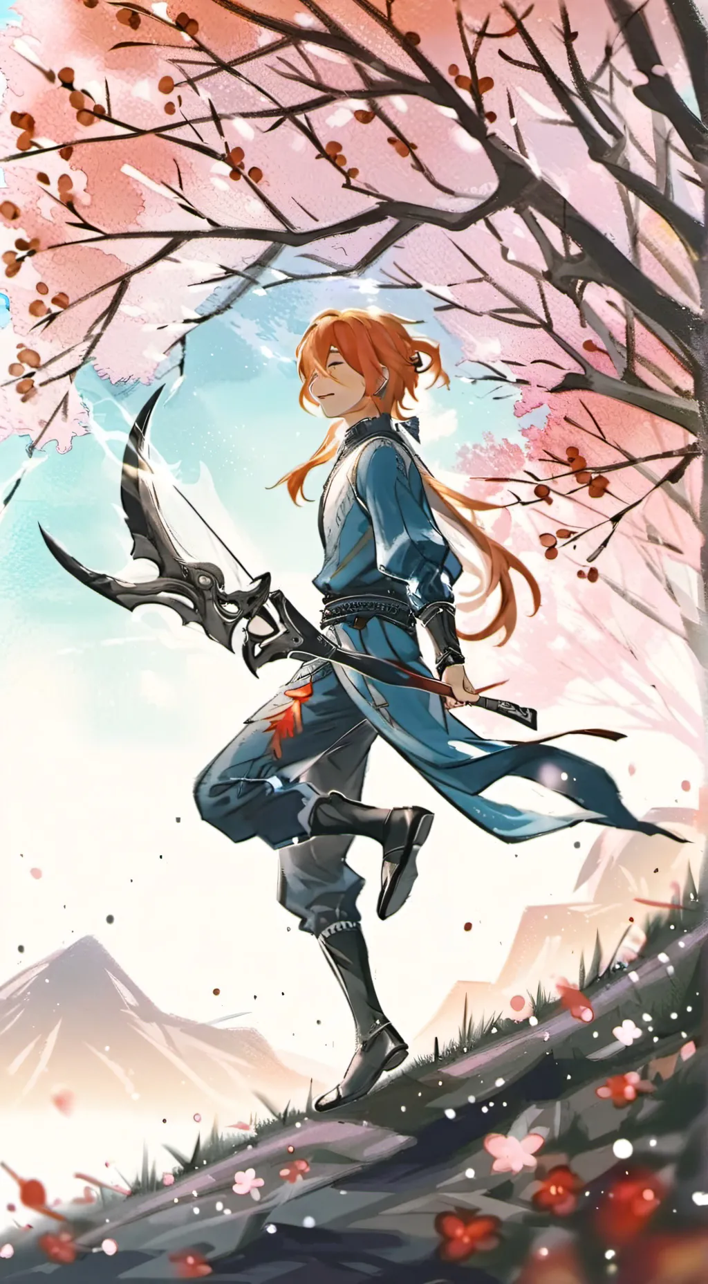 ai character: santi x nabi background