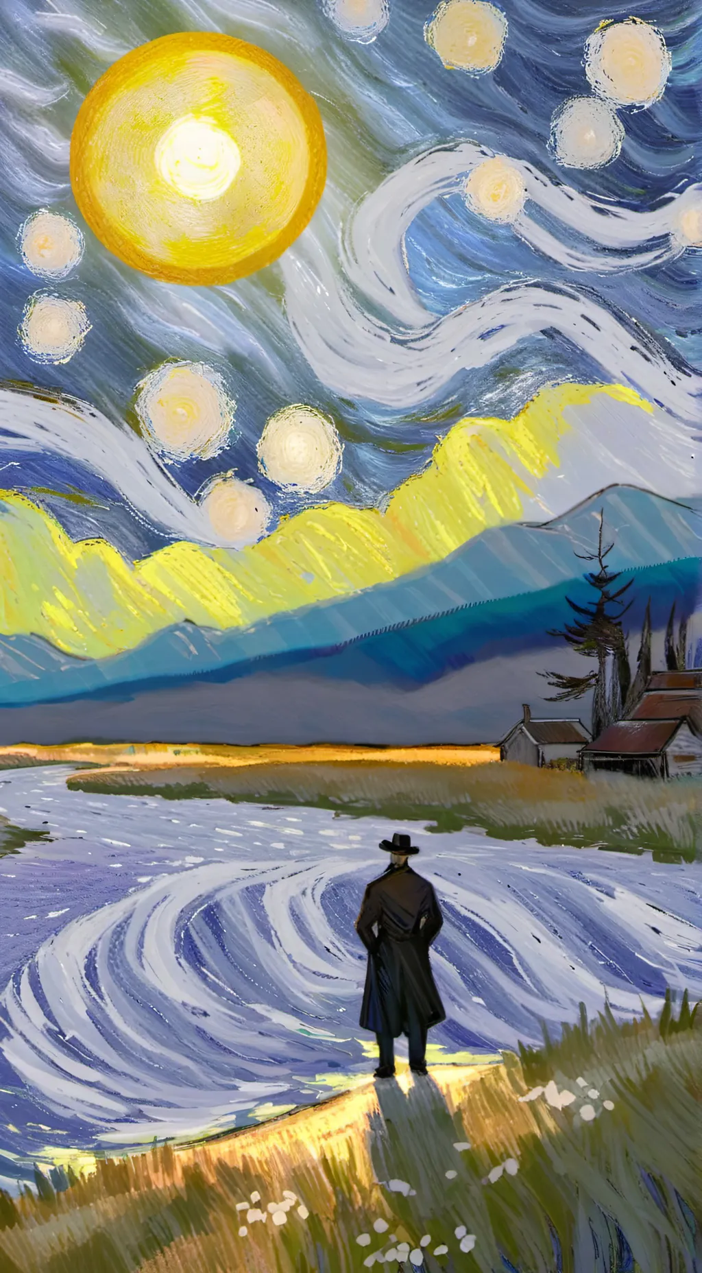 ai character: • ~ solar ~ • background