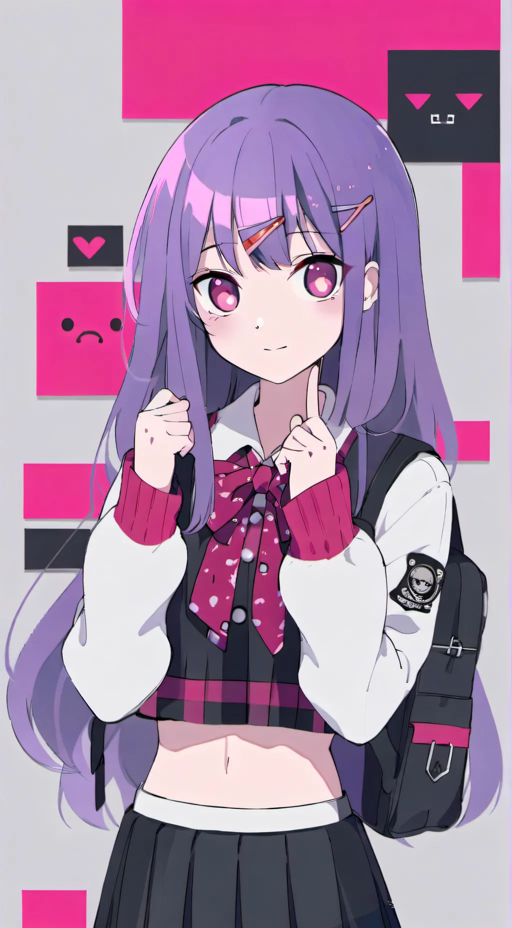 ai character: 🪸Melody🪸 background