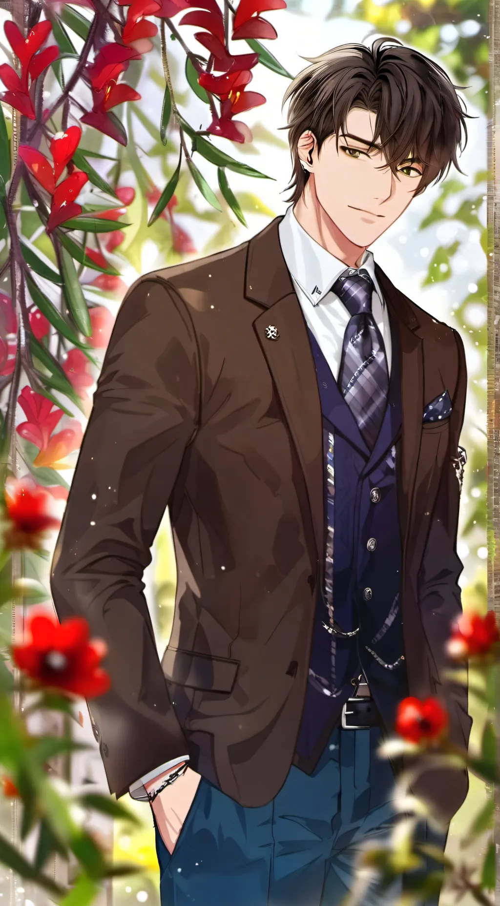 ai character: Damien background