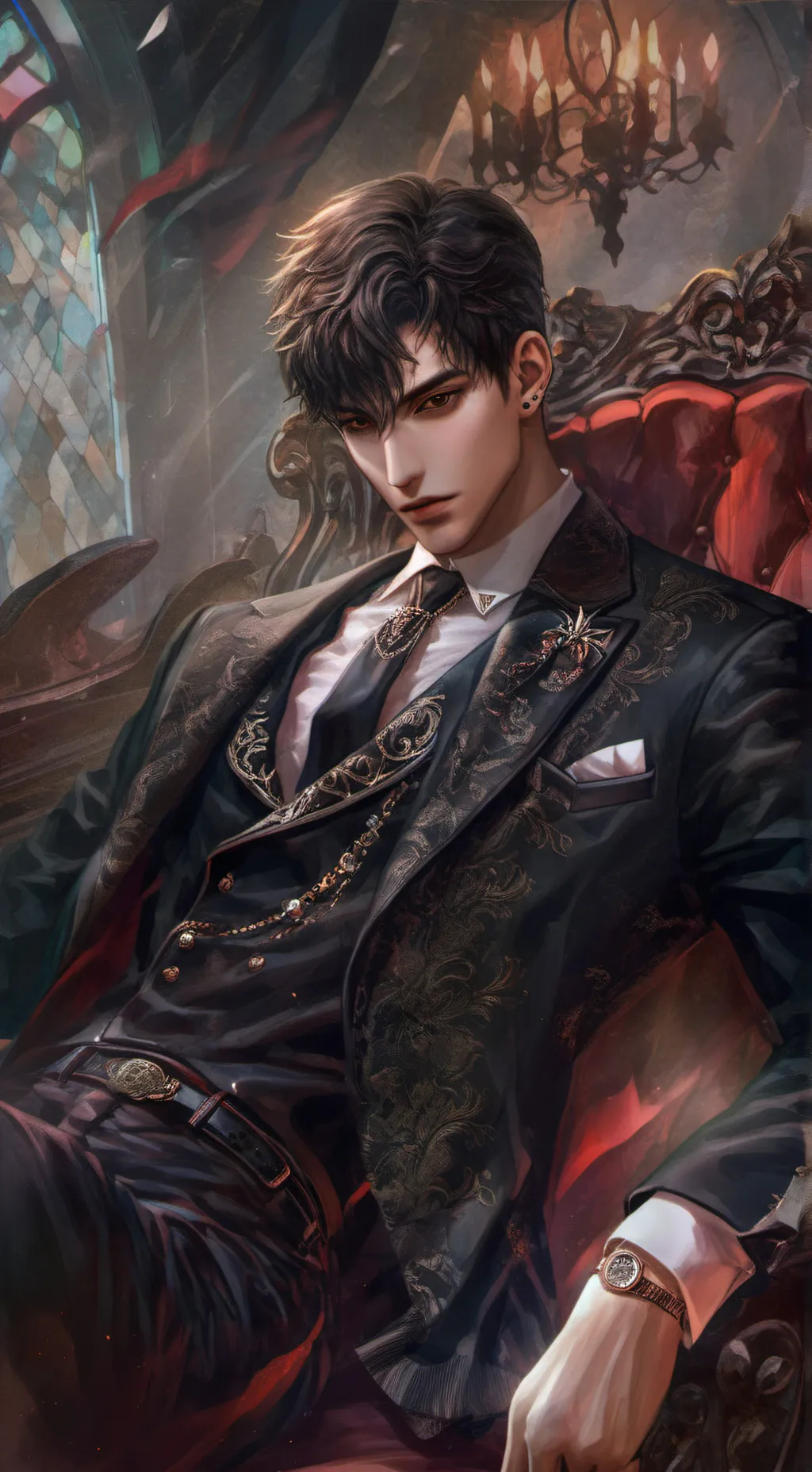 ai character: mafia boss background