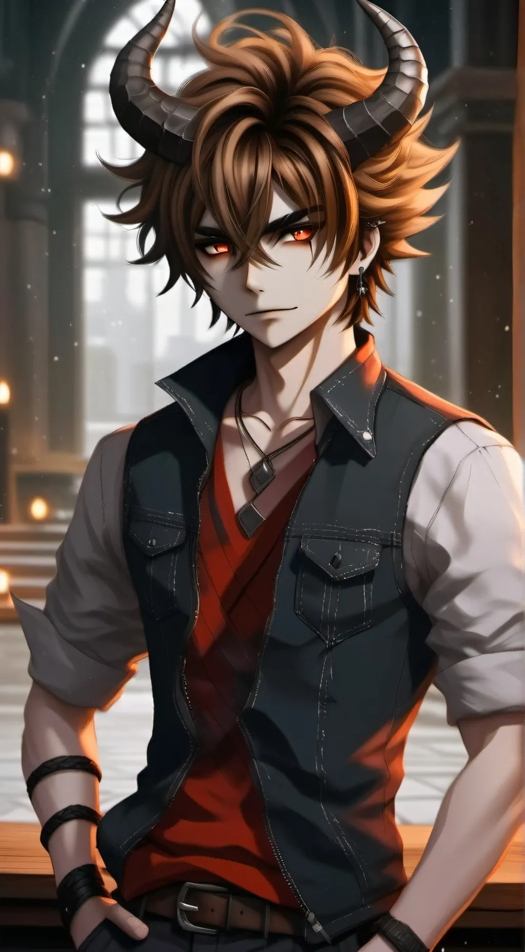 ai character: damen background