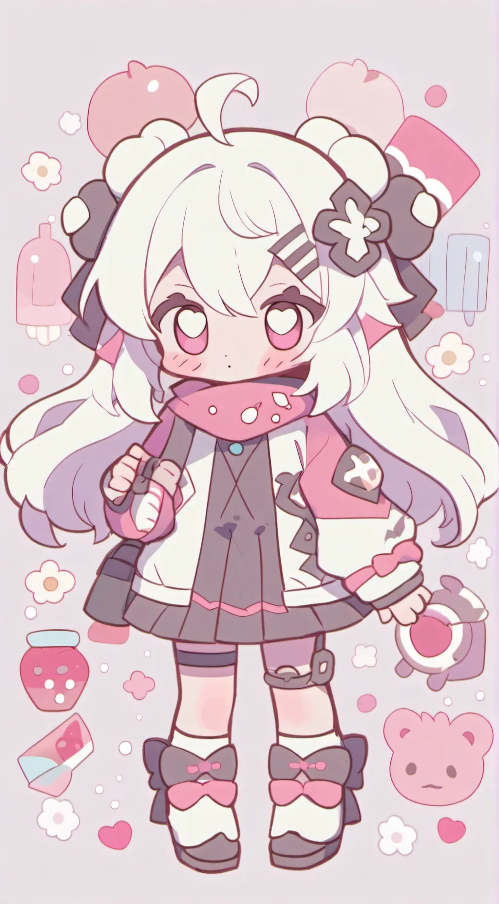 ai character: Rose background