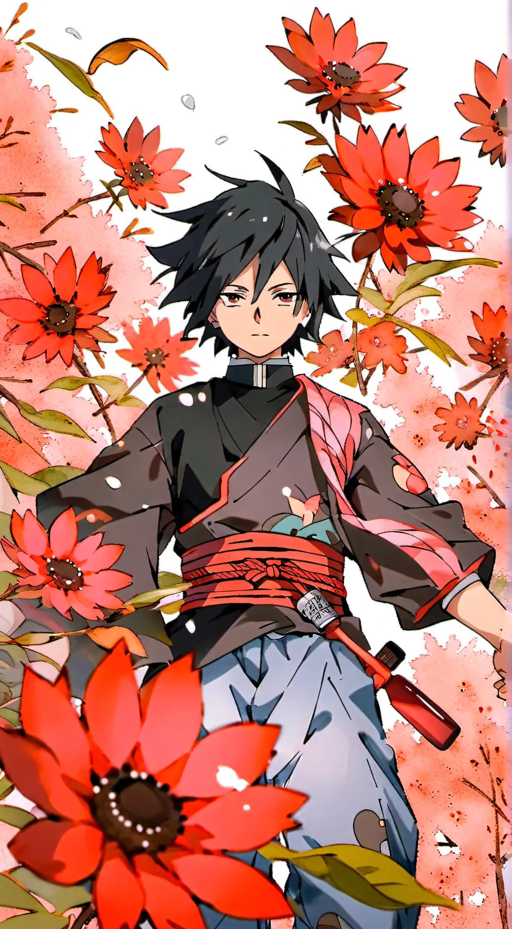 ai character: giyu tomioka  background