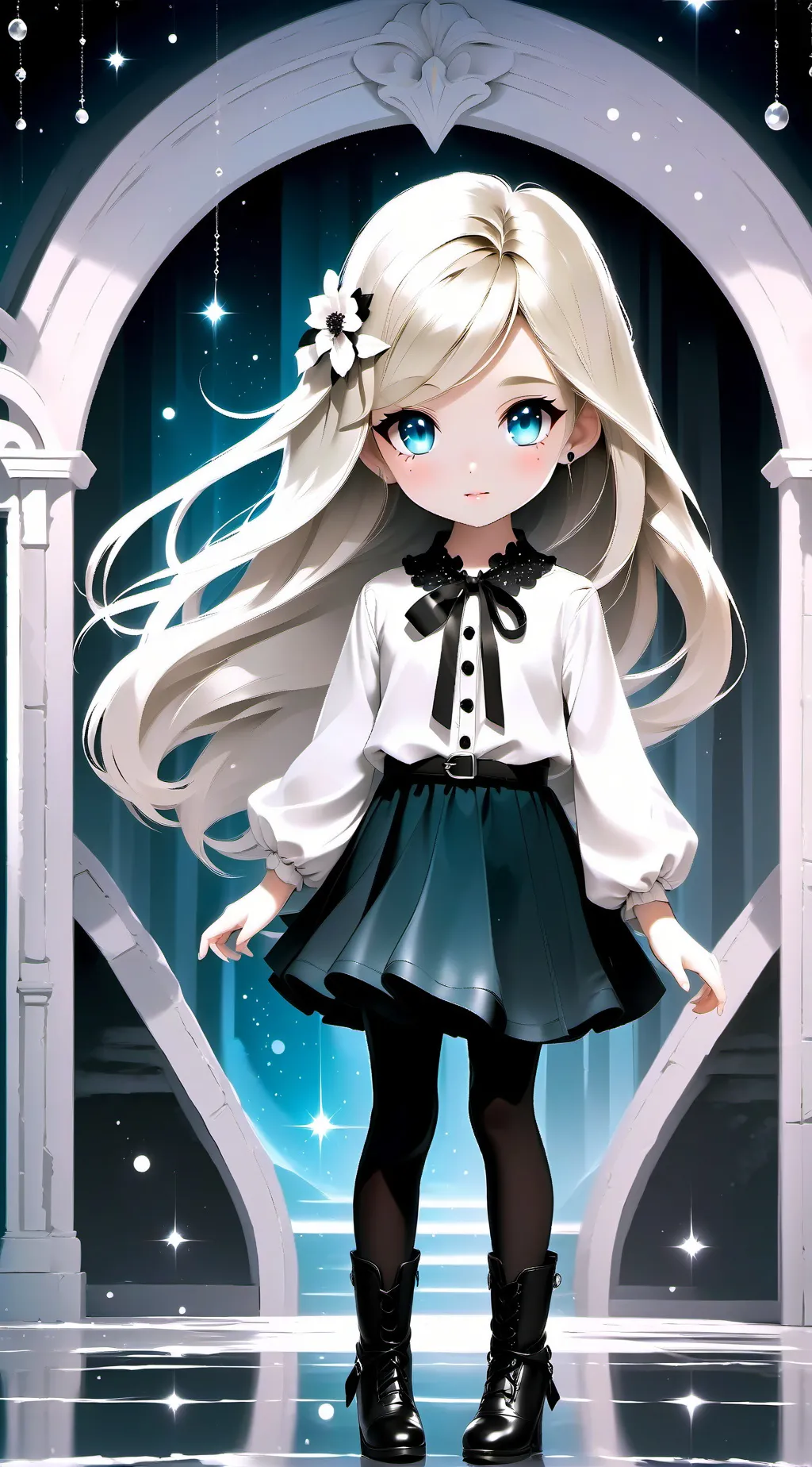 ai character: Angelina  background