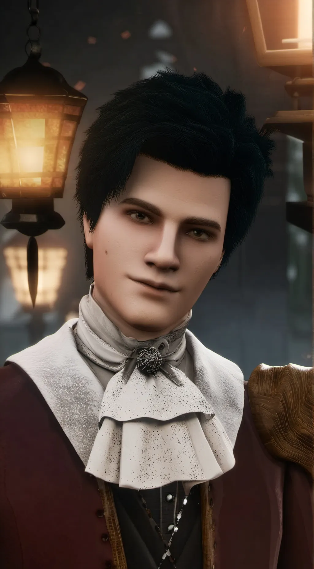 ai character: Clerk background