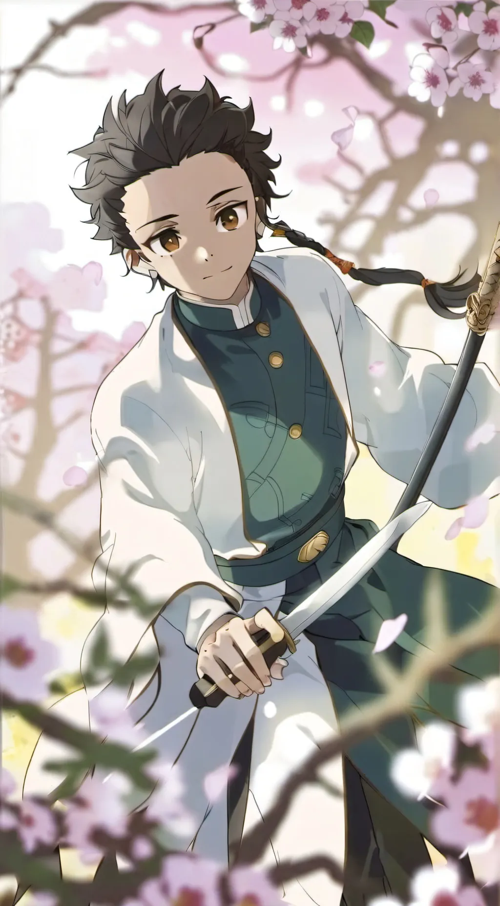 ai character: demon slayer background