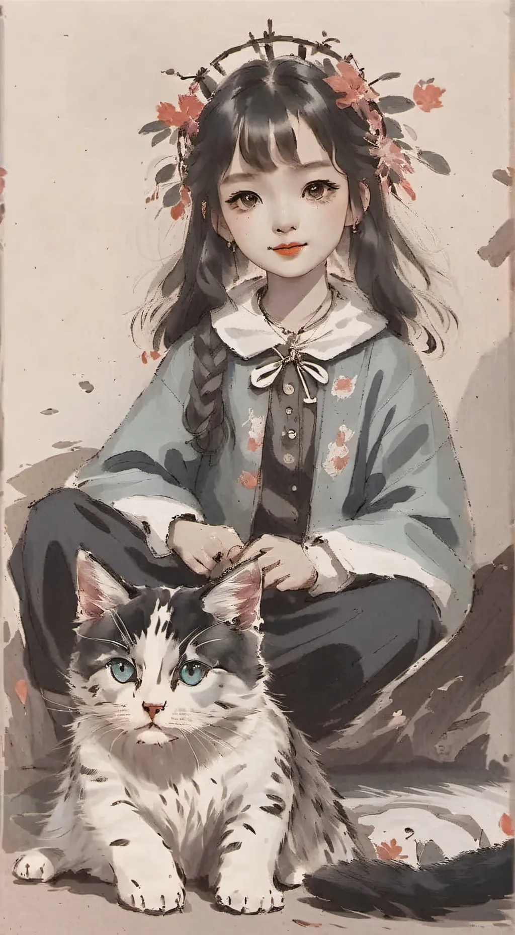 ai character: LILY 💗 background