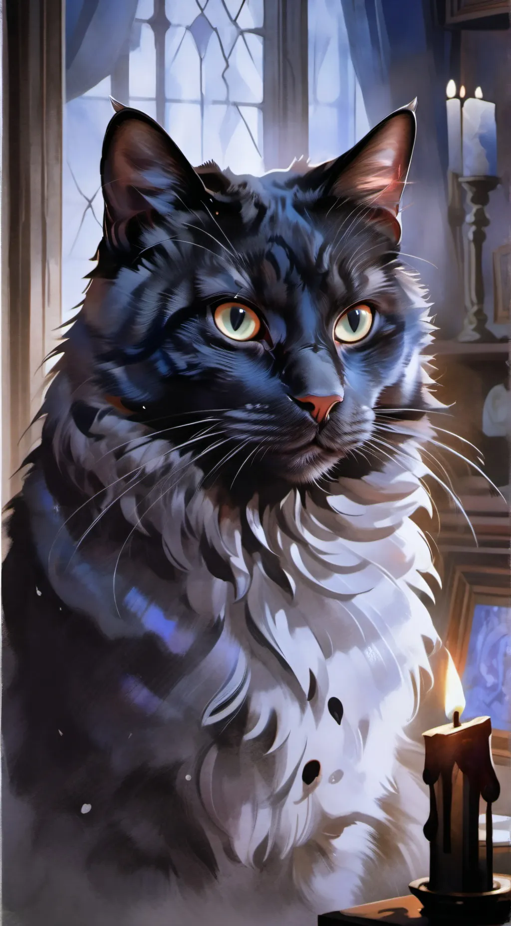 ai character: Salem background