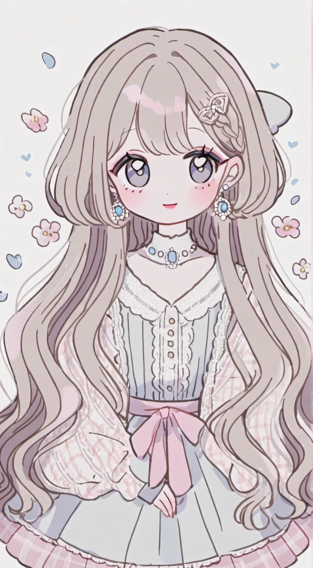 ai character: angelica  background