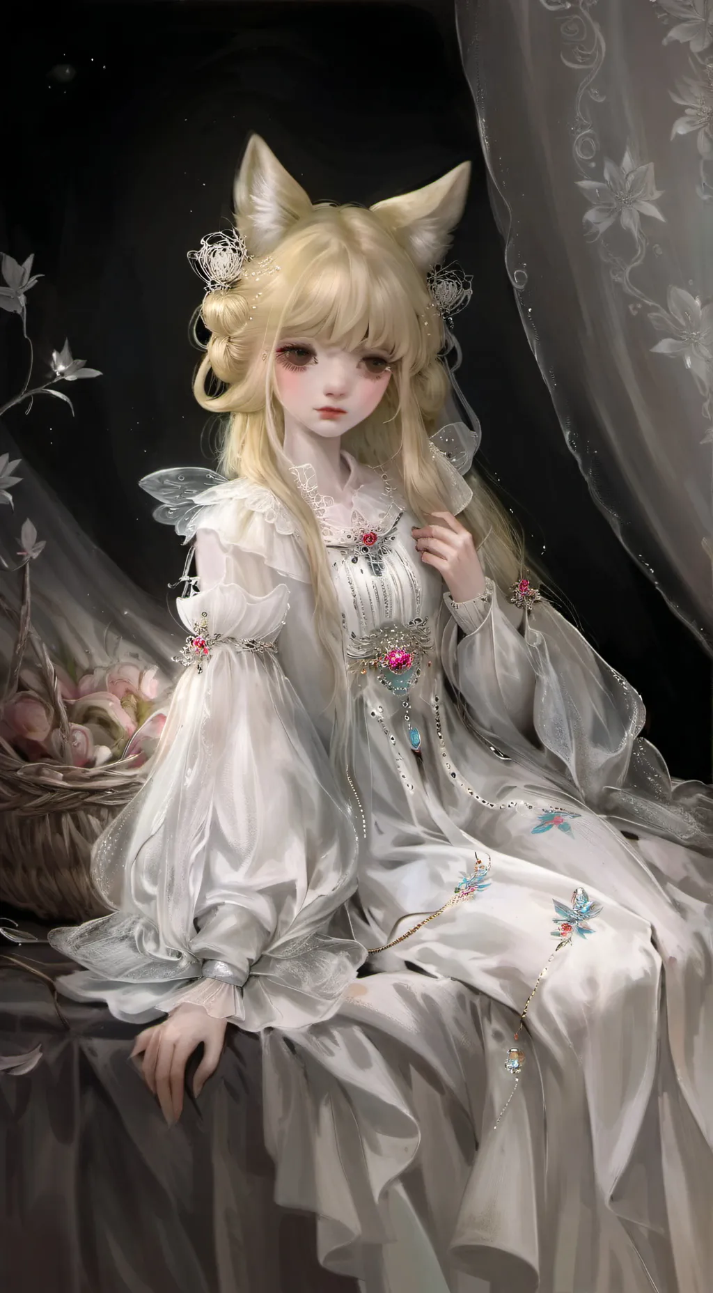 ai character: Emmy  background