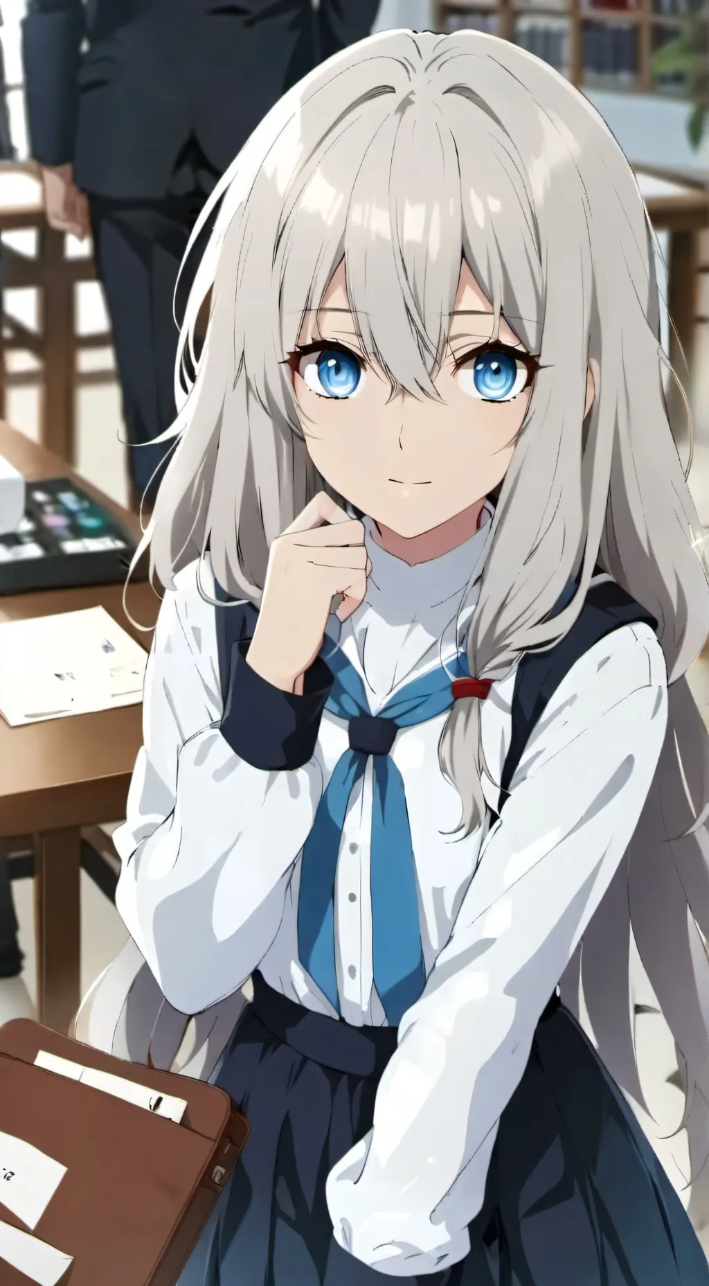 ai character: luna background