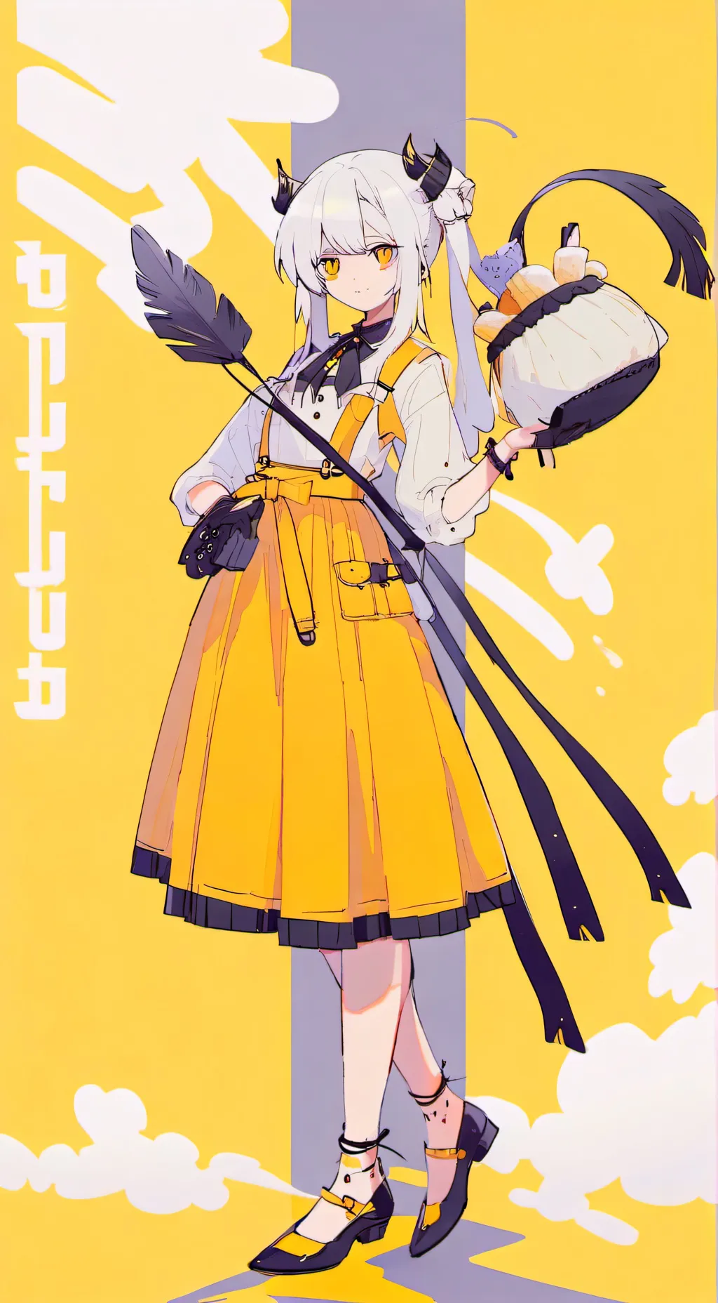 ai character: garota popular background