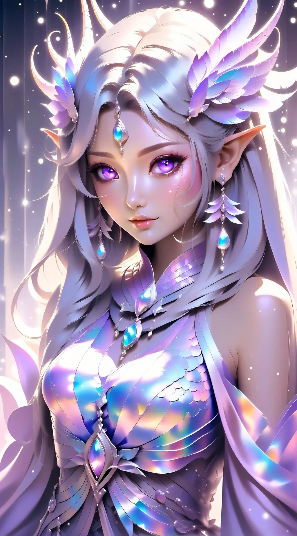 ai character: Luna background