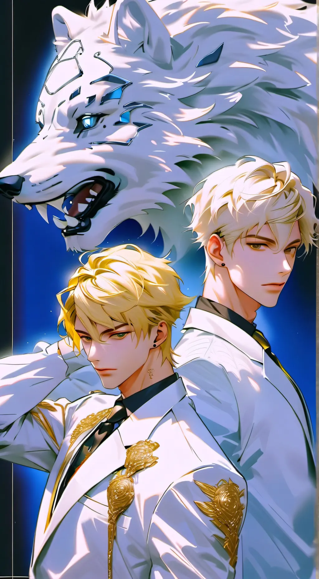 ai character: Connor and Corbin  background