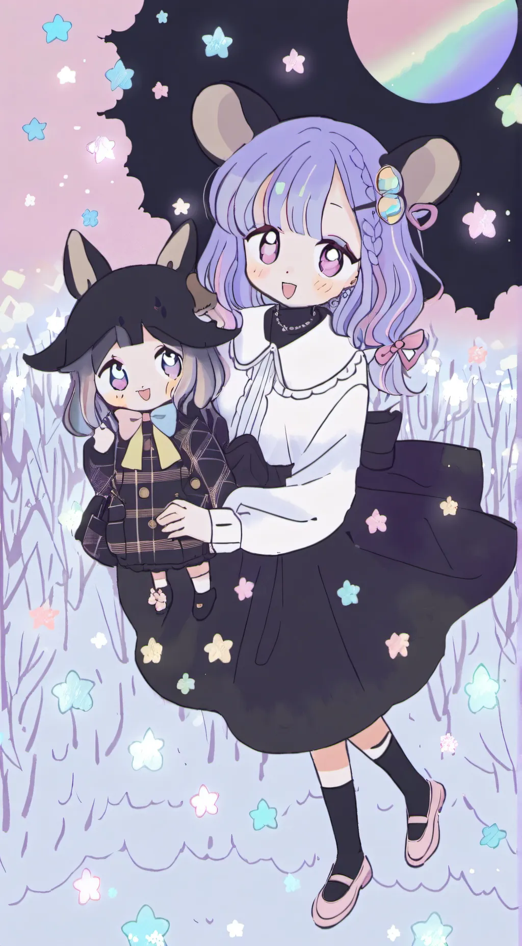 ai character: dufi y luli background