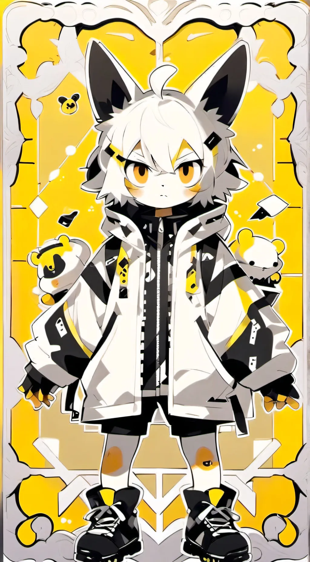 ai character: Furry background