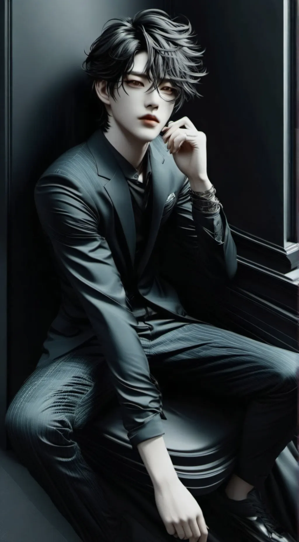 ai character: AVIN background