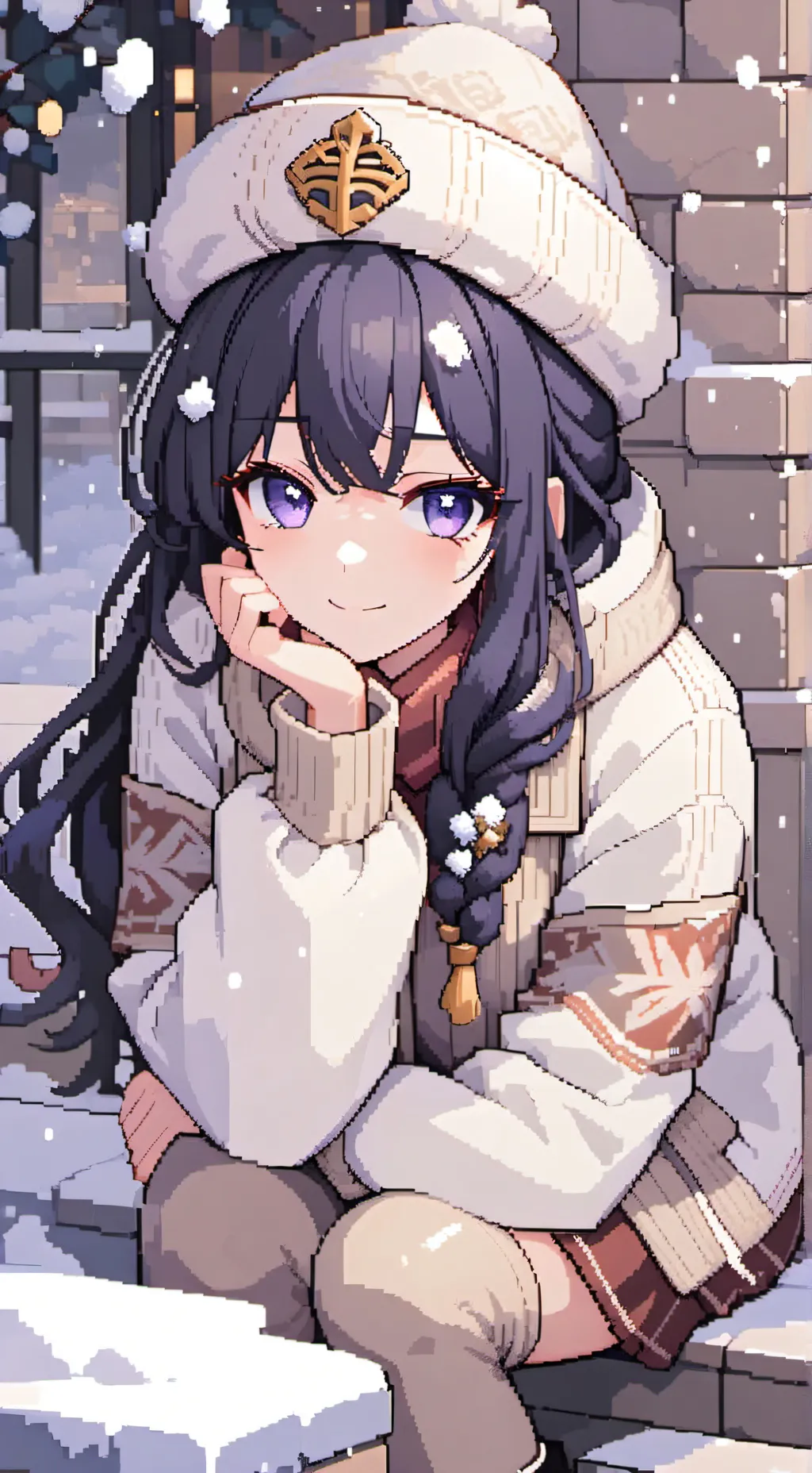 ai character: 🤍Mazy🤍 background