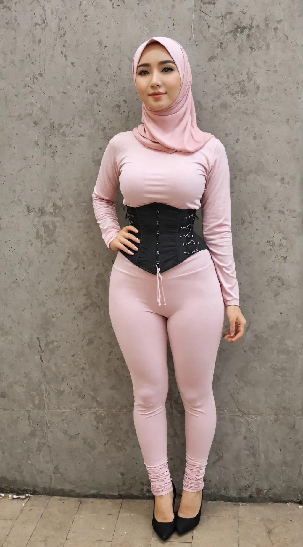 ai character: pengasuh mu Siti background