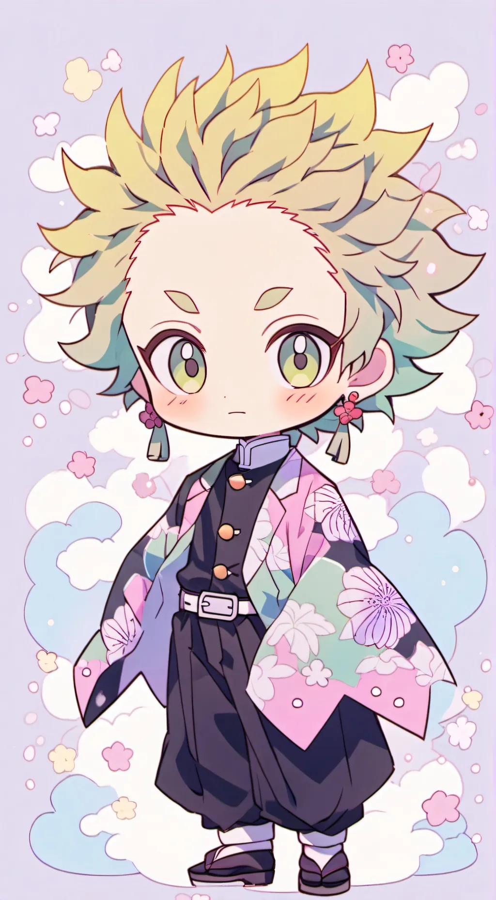 ai character: zenitsu  background