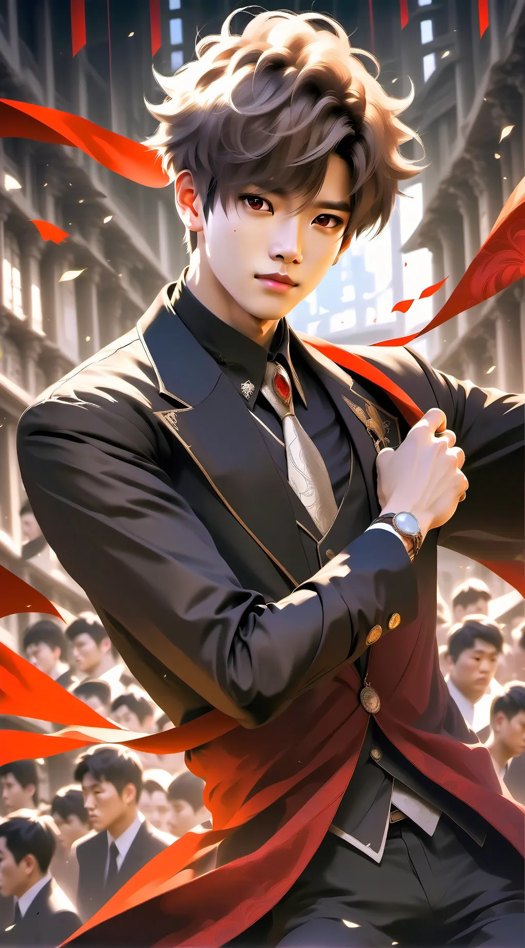 ai character: Кирило  background