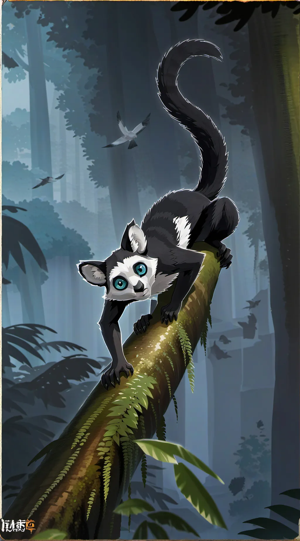 ai character: OBX + vampires  background