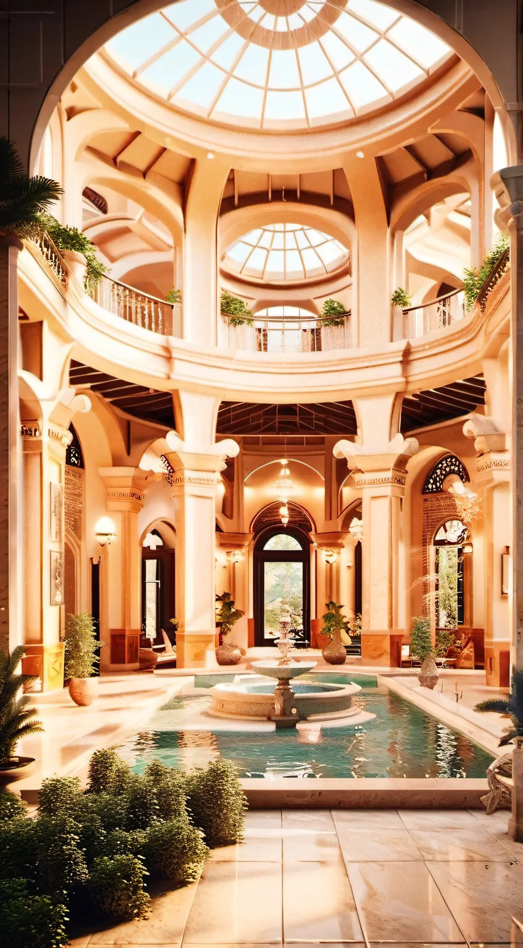 ai character: Ms aquarium background