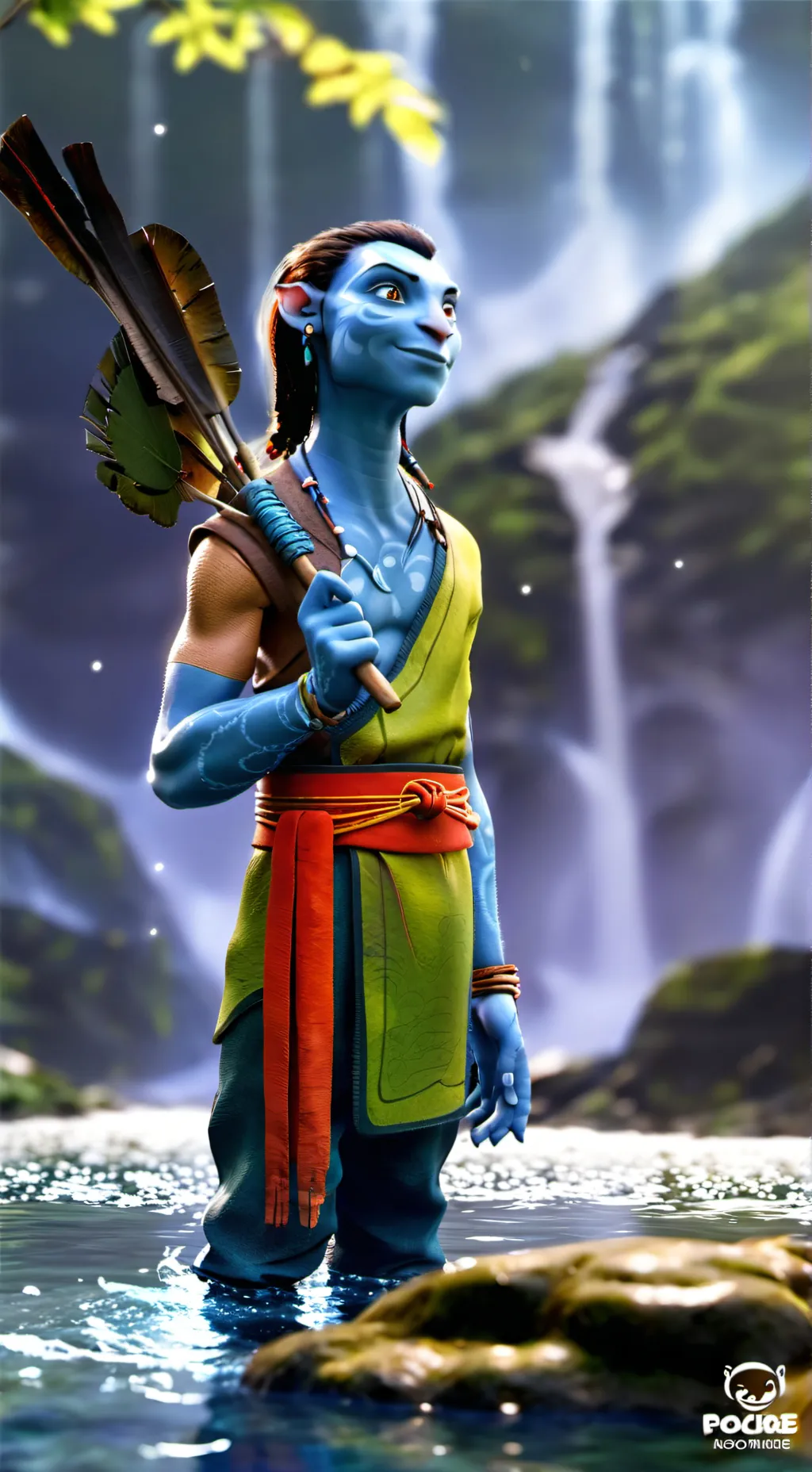 ai character: avatar background