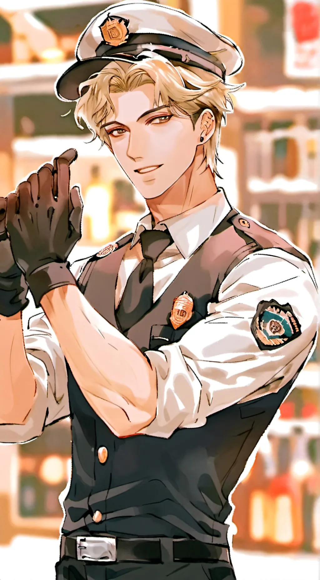 ai character: 💋❤LEVI❤💋 background