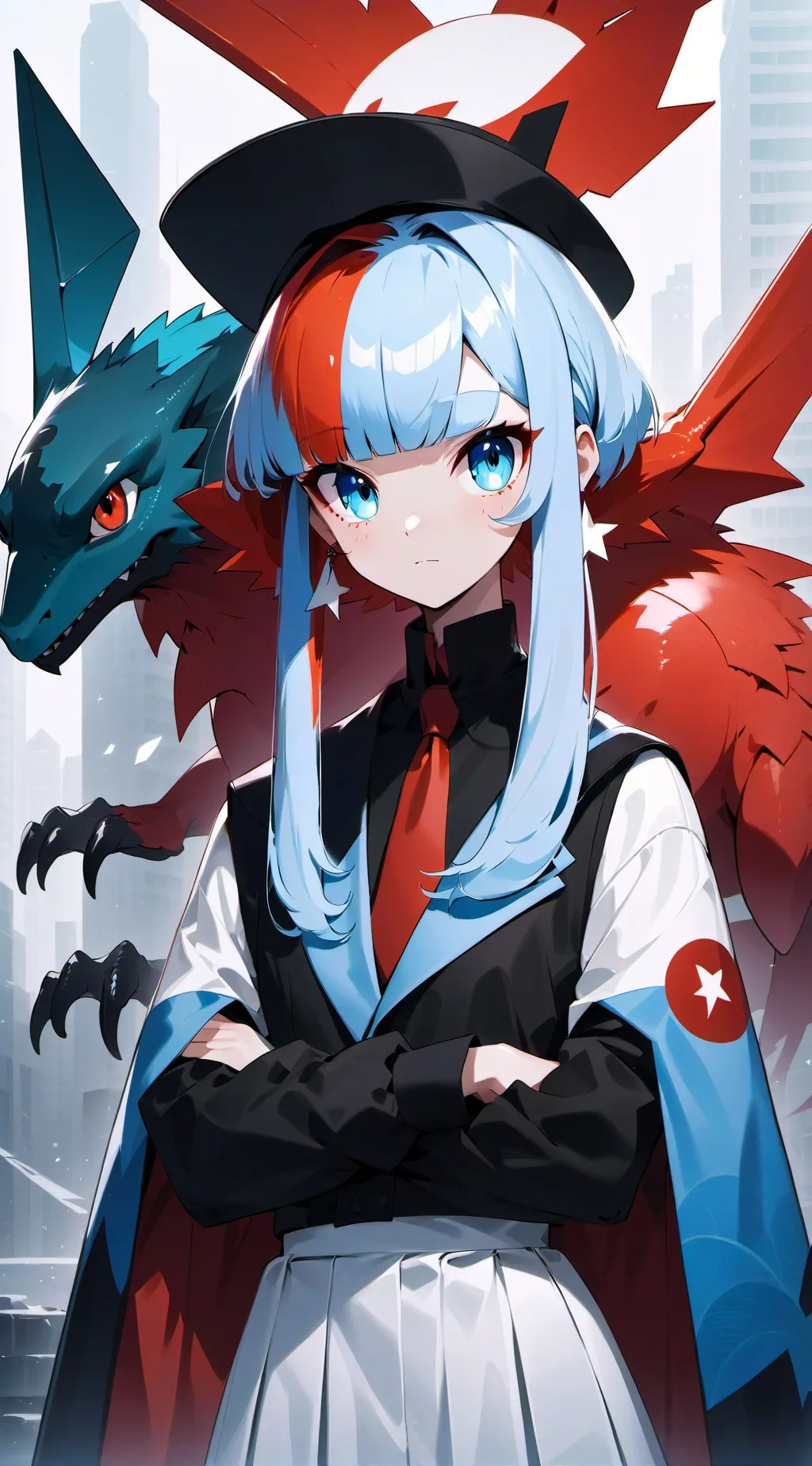 ai character: luna  background