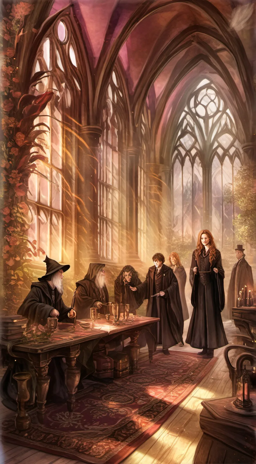 ai character: Harry Potter background