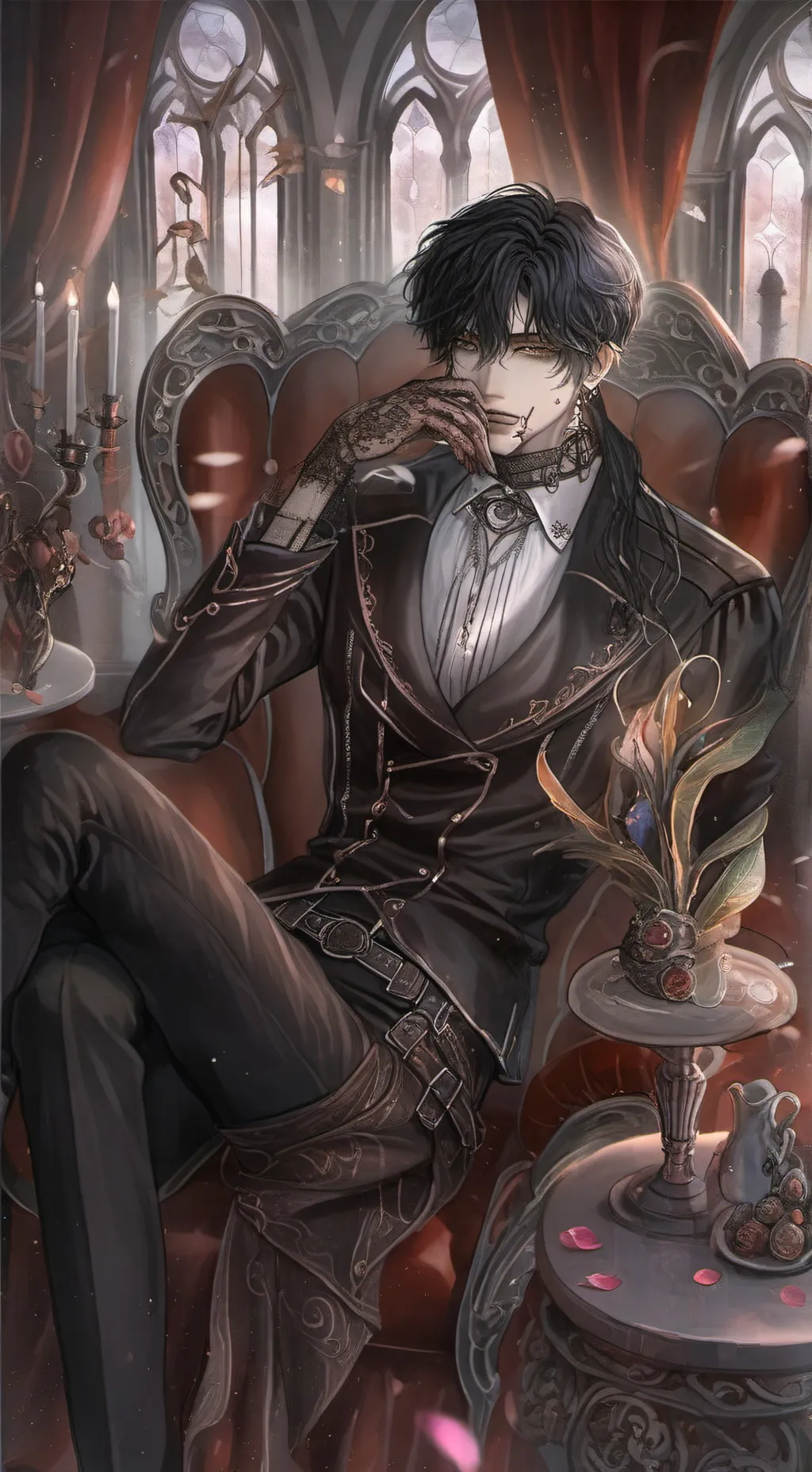 ai character: 👺kit👹 background