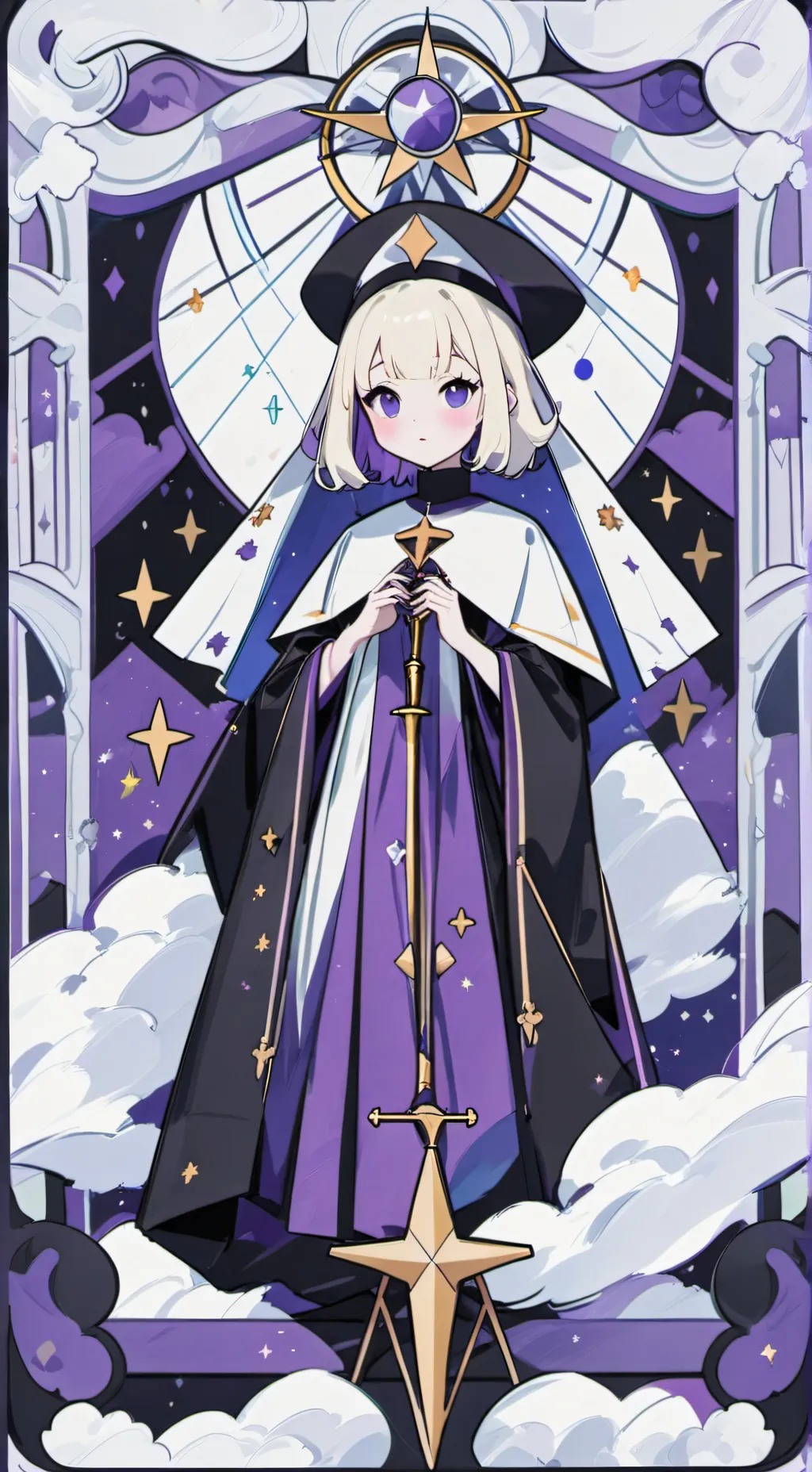 ai character: actress road trip background