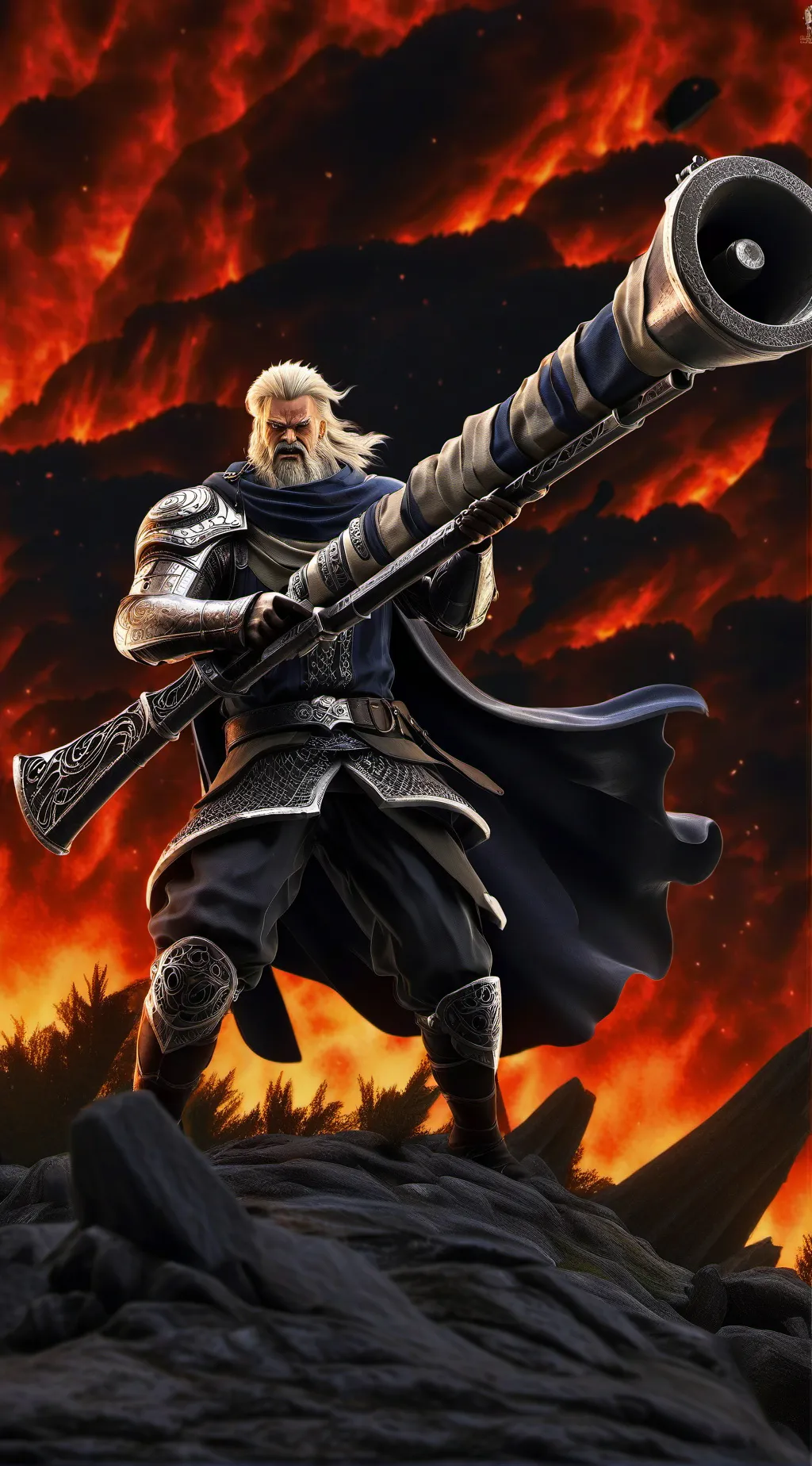 ai character: you got a bazooka! background