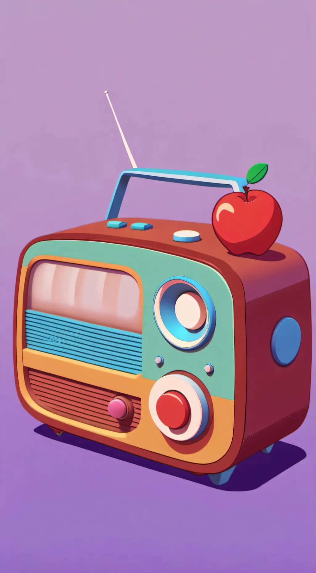 ai character: ~^radioapple^~ background