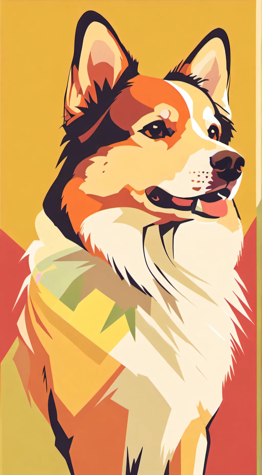 ai character: Your innocent dog. background