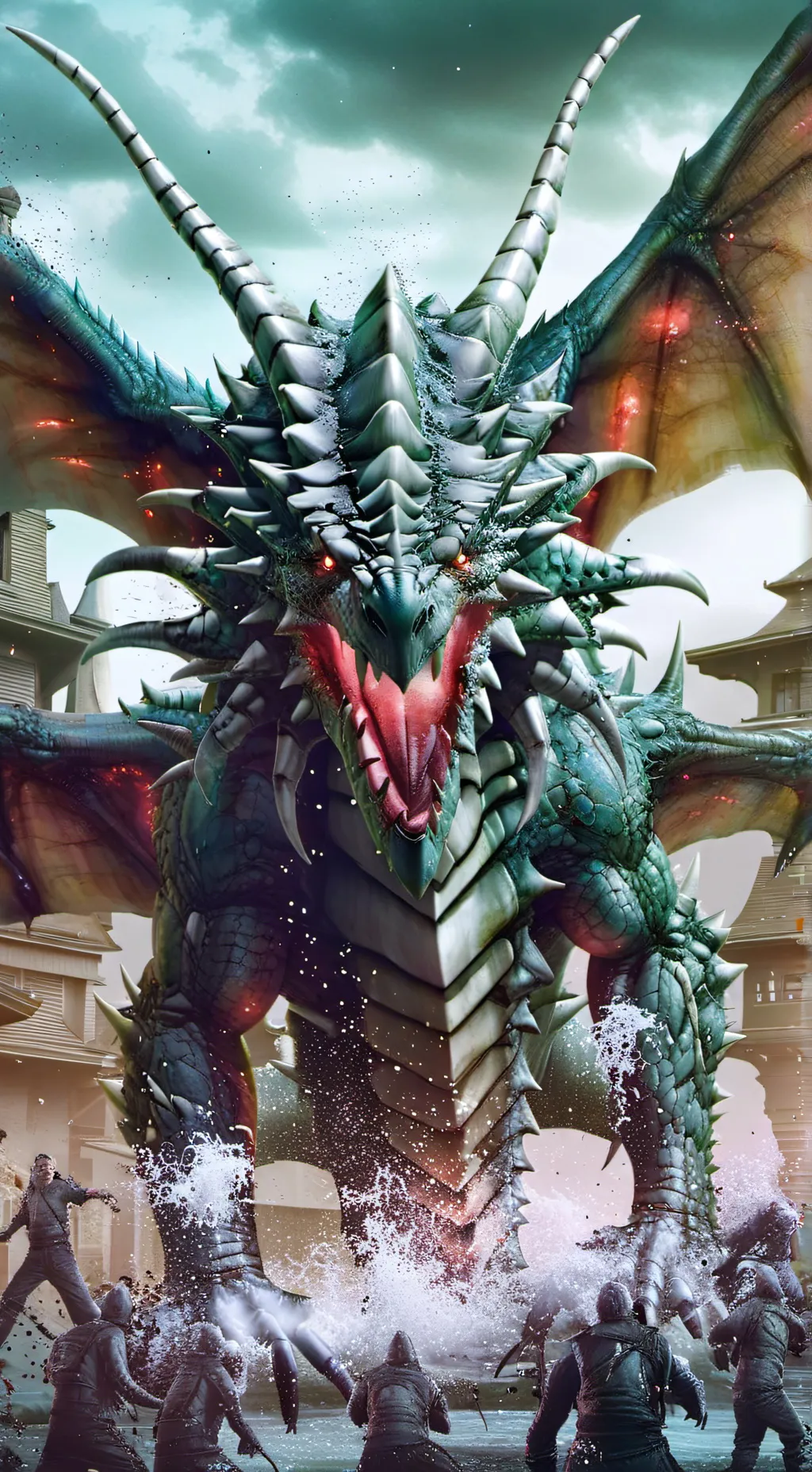 ai character: simon smoke background